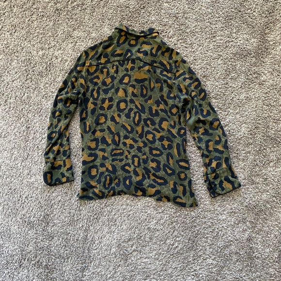 Zadig & Voltaire Tacha Leo Button Down Blouse - Picture 8 of 8